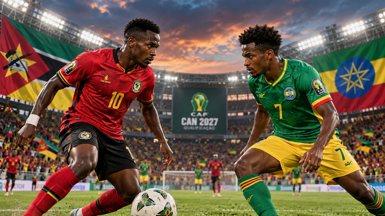 Mambas x Etiópia: data, hora, onde assistir e o que Moçambique precisa para chegar ao CAN 2027
